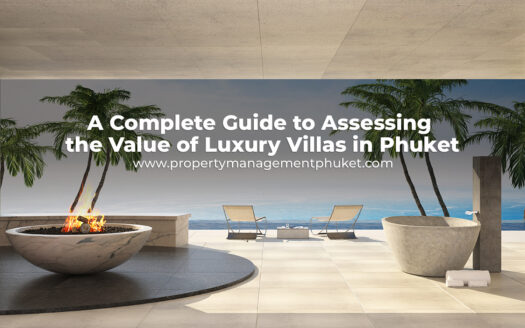 Luxury villa in Phuket with ocean view, infinity pool, and modern architecture.