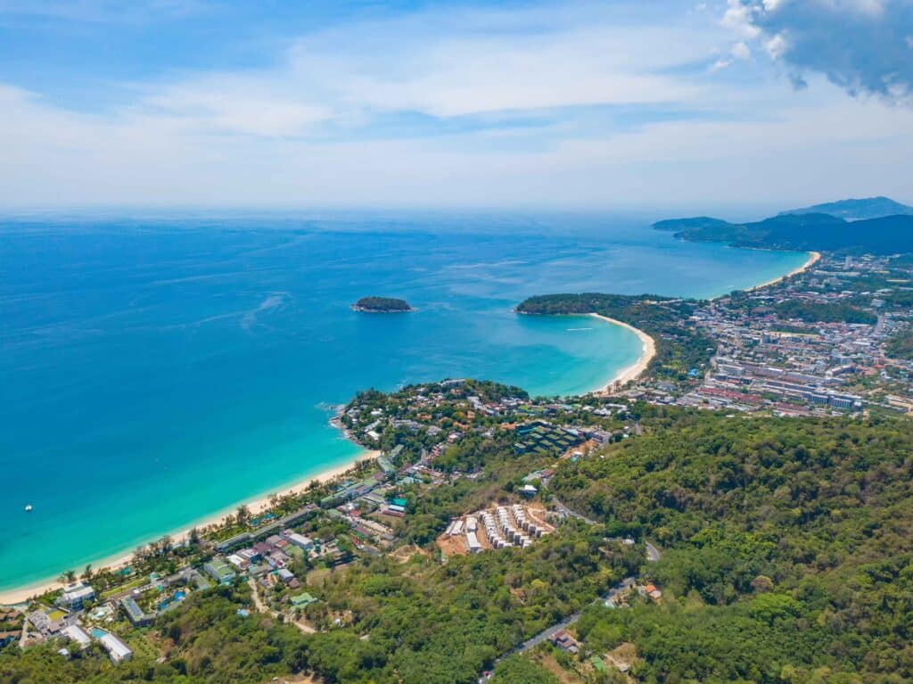 Aerial view of phuket